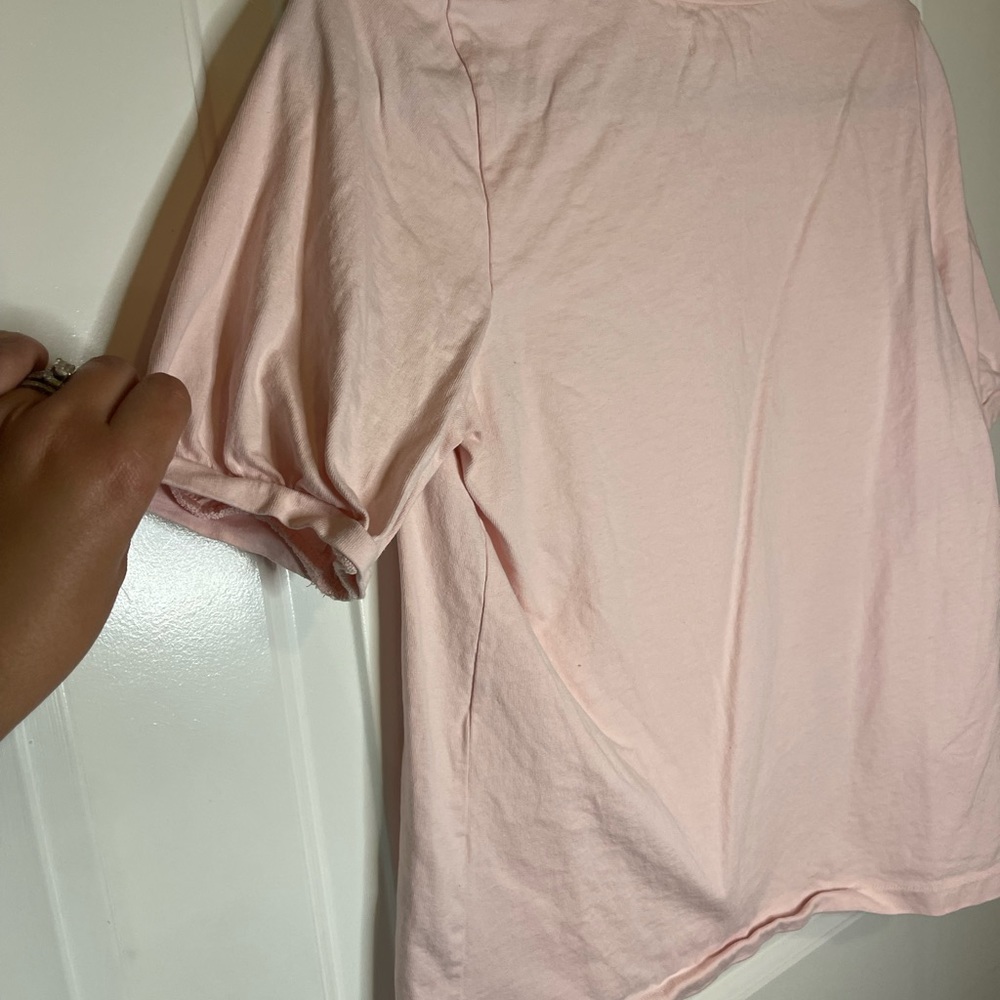 MADEWELL Pink Puff Sleeve Top - Picture 4 of 5